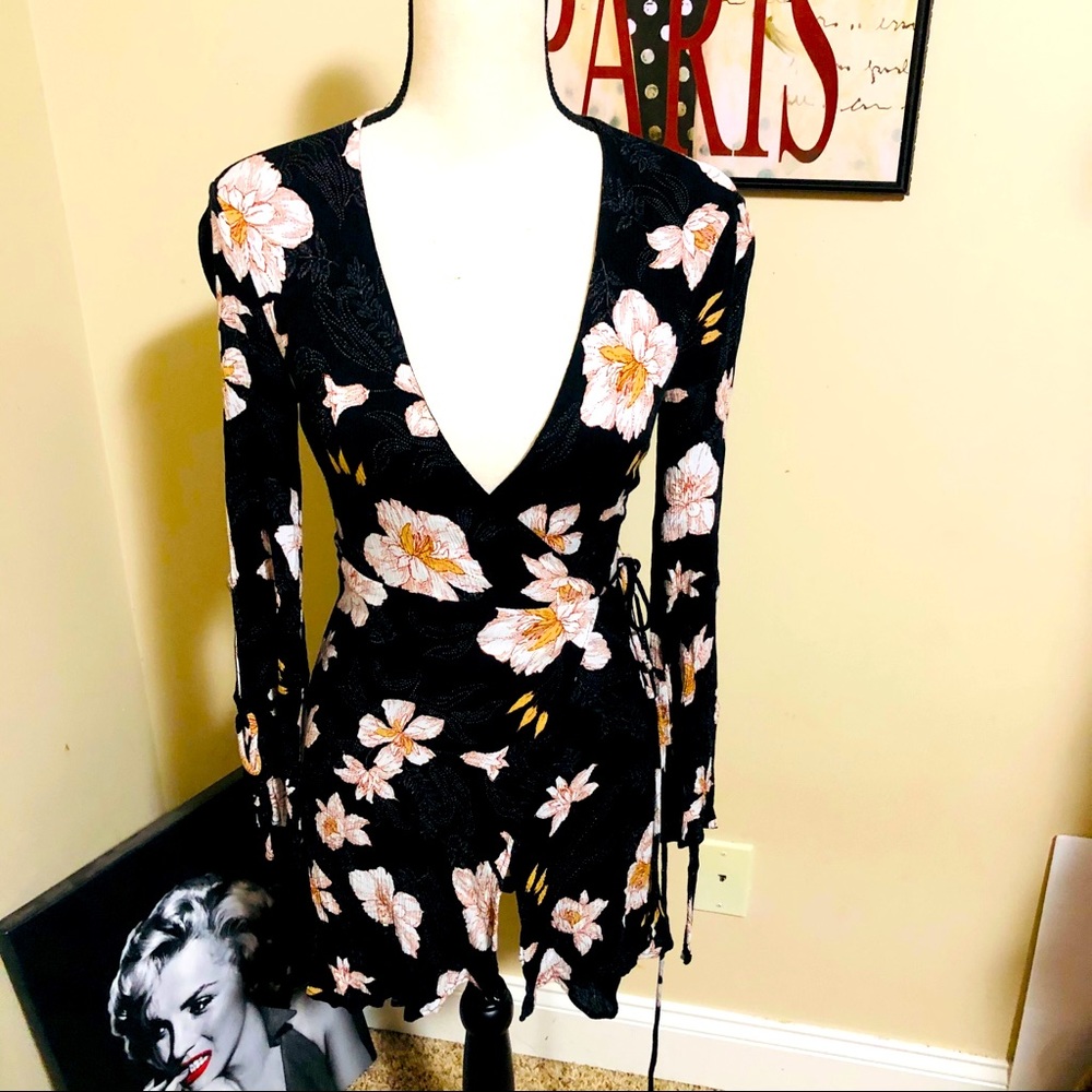 Lulus Floral Cardigan